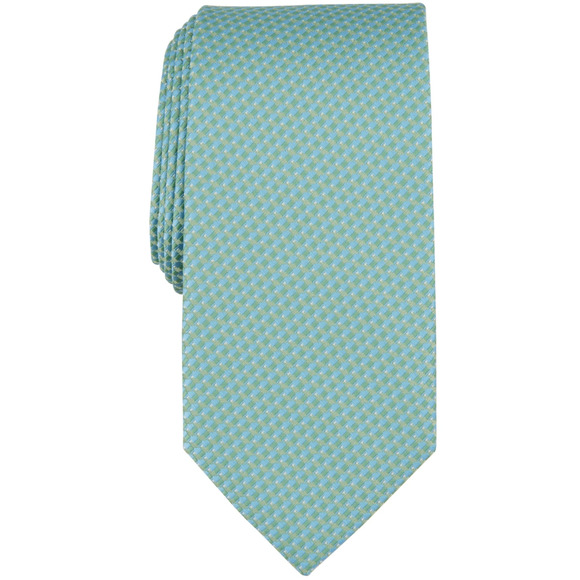 Perry Ellis Men Cutler Mini-Dot Tie Green - Picture 1 of 1